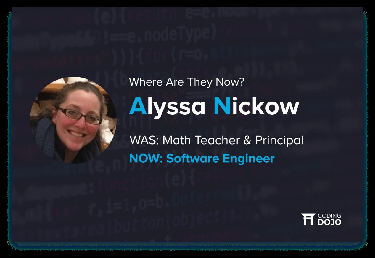 Vom Schulleiter zum hochbezahlten Programmierer | Wie Chicago Alumna Alyssa Nickow ihr Leben und ihre Karriere veränderte