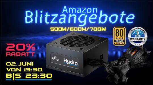 Aufgepasst!  Am 02.06.2018 gibts FSP Netzteil-Serie Hydro zum Aktionspreis